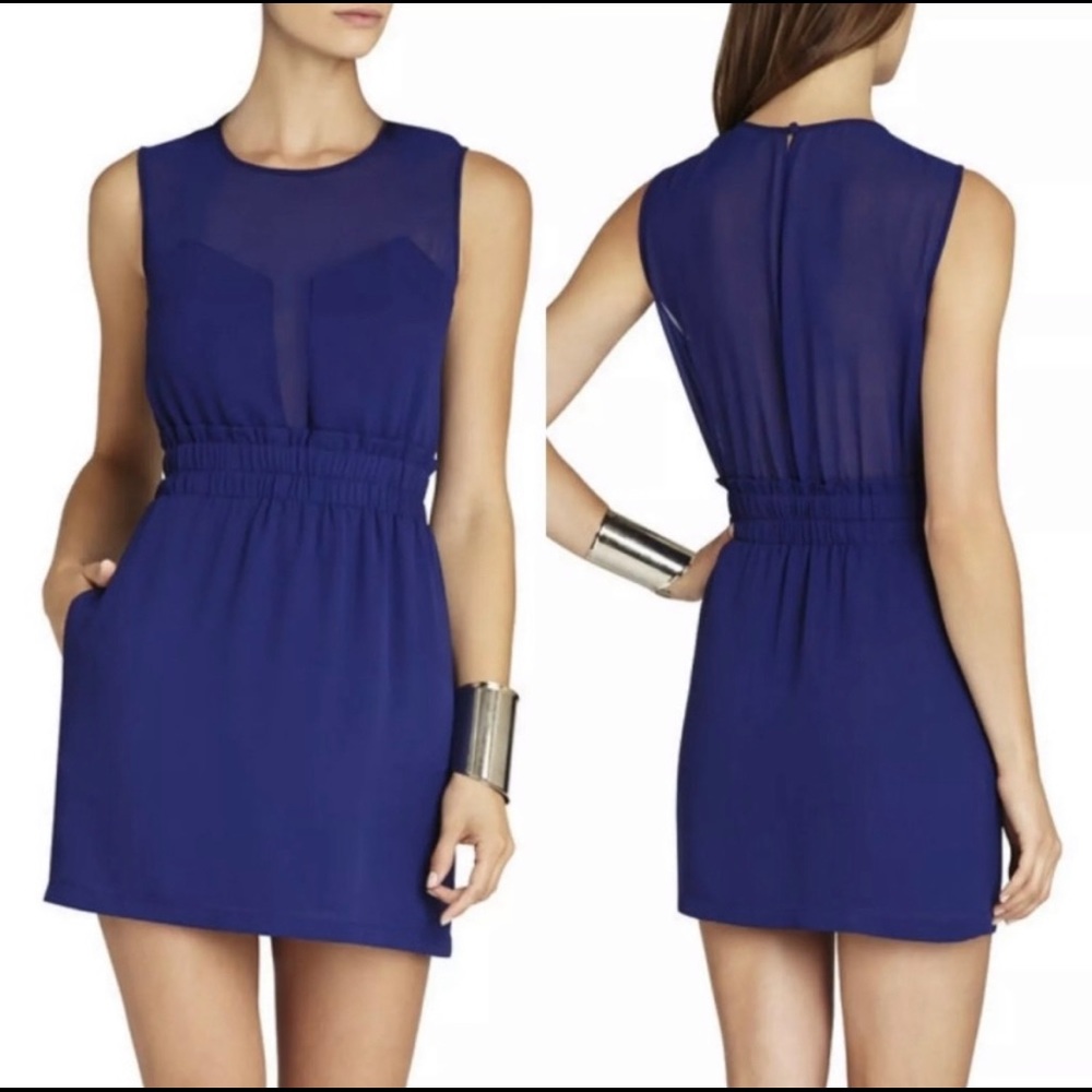 BCBG MAXAZRIA Mini Dress - Cobalt Blue - XS